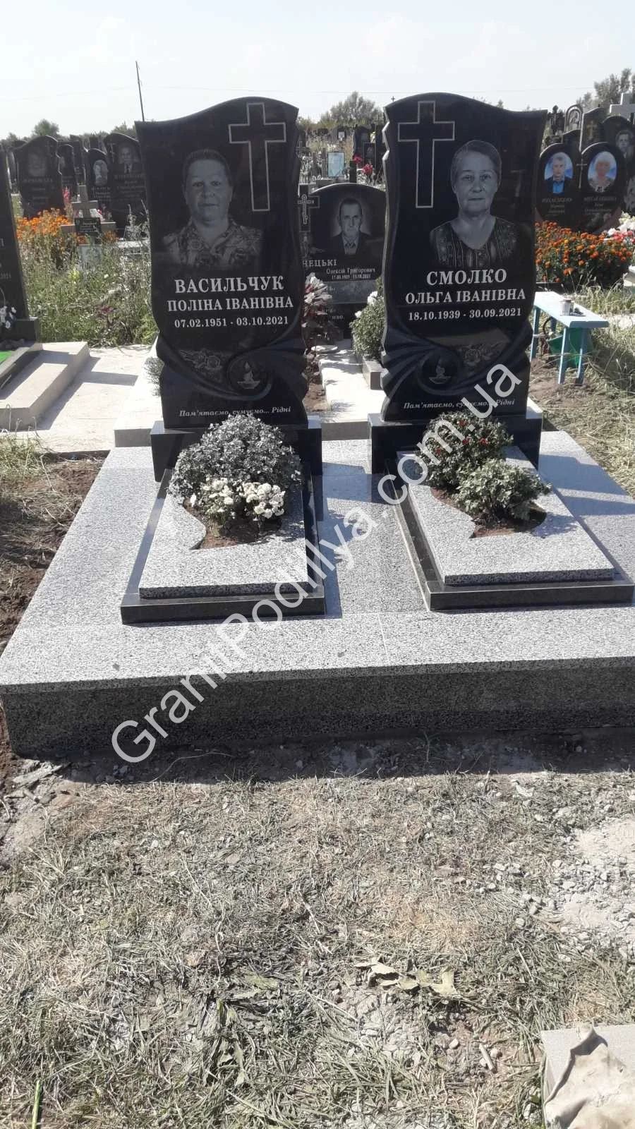 Подвійний пам'ятник з граніту - Кам'янець-Подільський | GranitPodillya